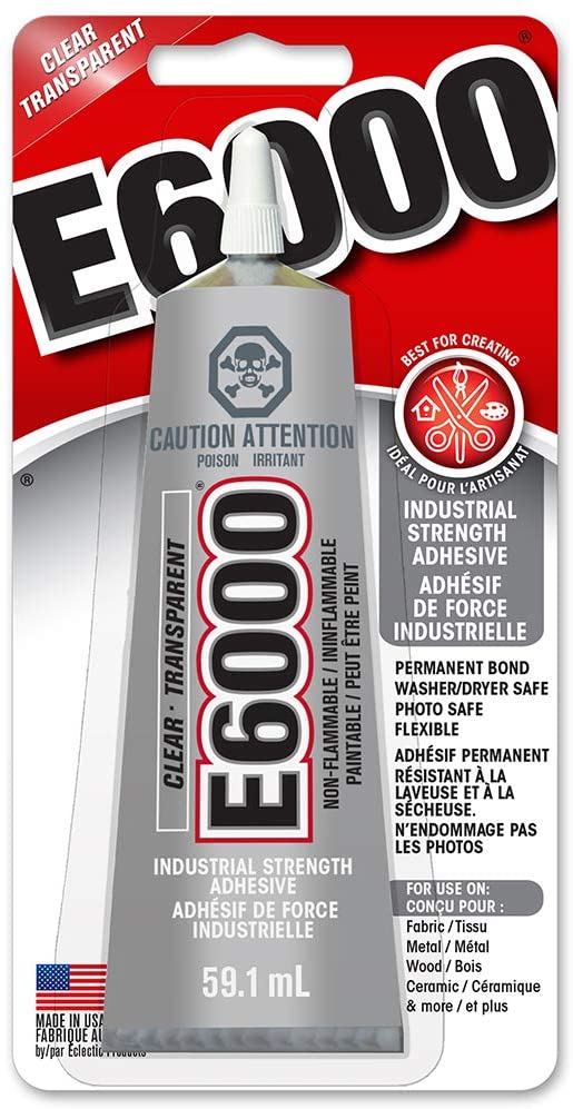 E6000 Clear 1.9 Fl Oz Plus Multipurpose Adhesive-1.9oz, Super