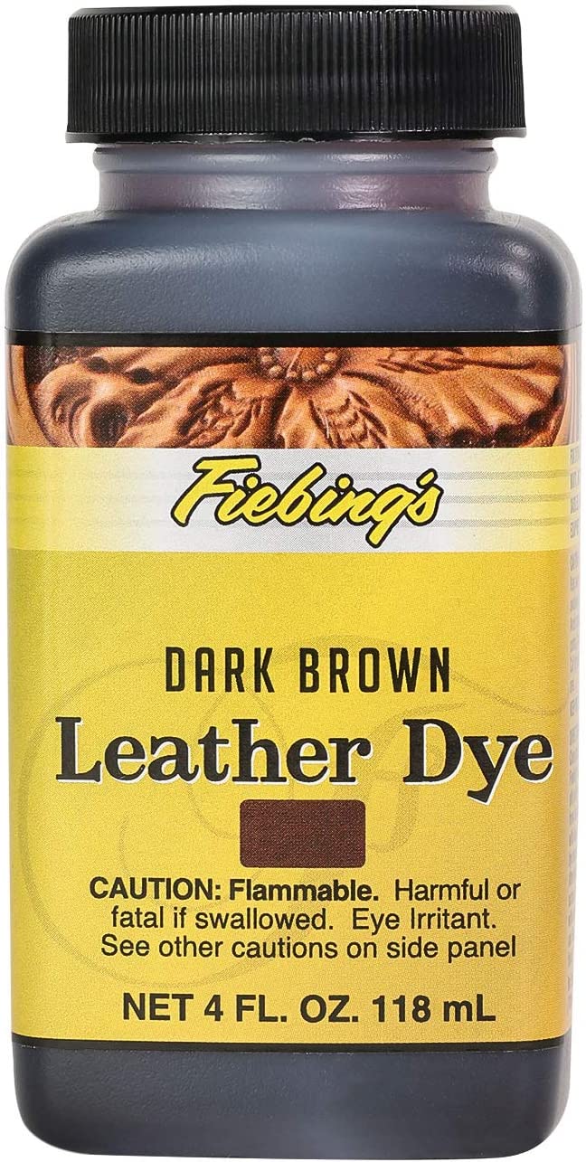 Fiebing's Leather Dye Dark Brown, 4 oz – Binkt