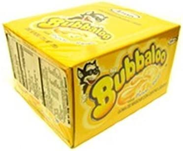 Bubbaloo Mexican Bubble Gum, Banana, 50 Pieces by Adams Manufacturing