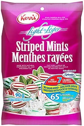 Kerr's Striped Mints Light No Sugar Added - 2 Packs