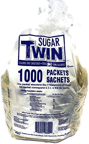 SUGAR TWIN - 1000 Packets of Sugar Substitute SACHETS