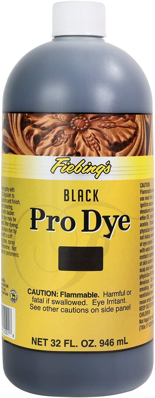 Fiebing's Pro Dye Black, 32 oz