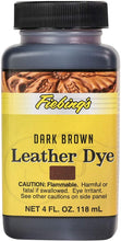 Load image into Gallery viewer, Fiebing&#39;s Leather Dye Dark Brown, 4 oz
