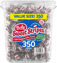 Load image into Gallery viewer, Bobs Sweet Stripes Soft Peppermint Balls (350 COUNT) by Bobs
