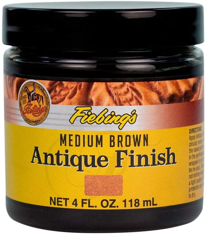 Fiebing's Antique Finish Medium Brown, 4oz