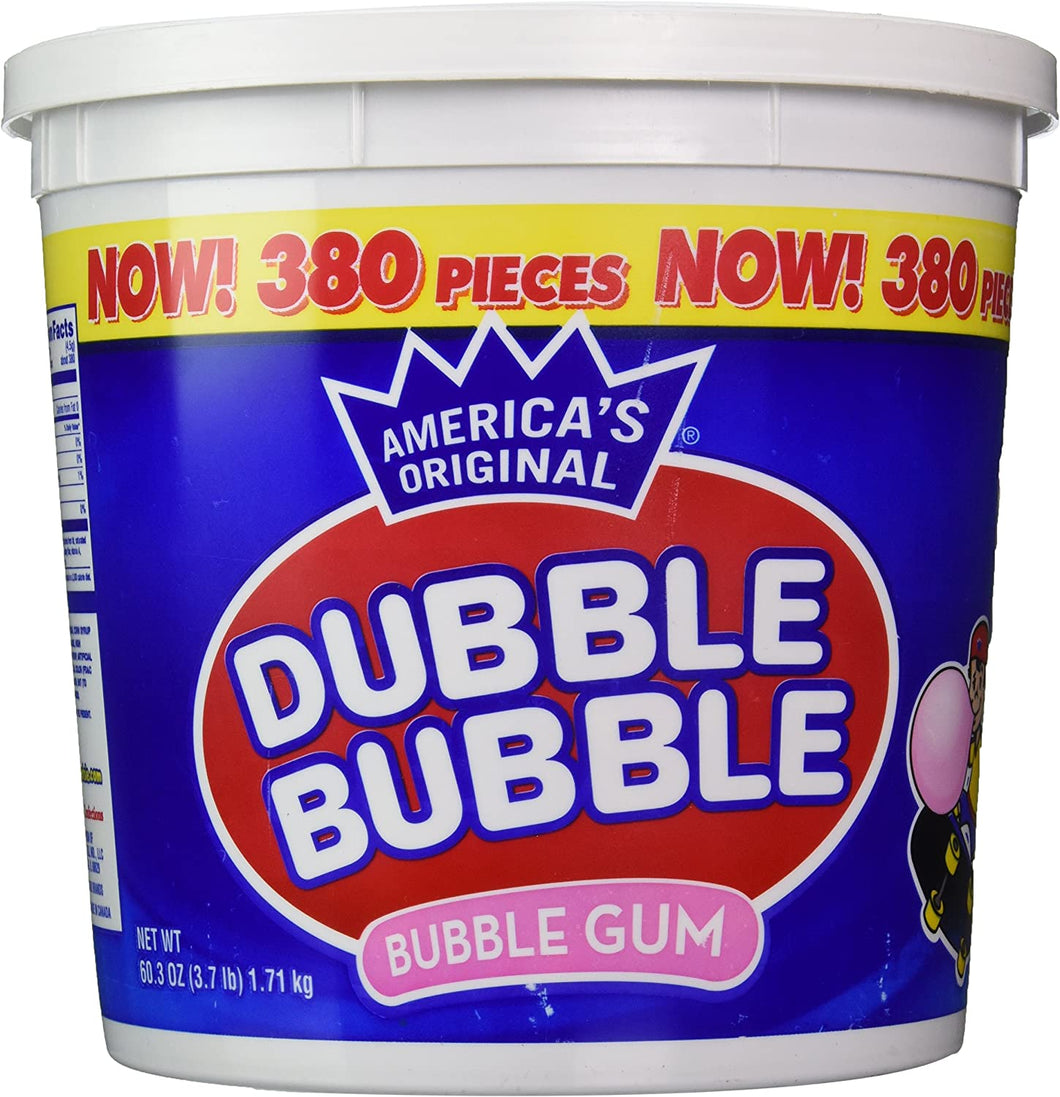 Dubble Bubble Bubblegum - Original - 380ct Tub