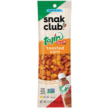 Load image into Gallery viewer, Snak Club Tajin Chili Lime Seasoned Toasted Corn, 1.5 Ounce Bag, Pack of 12
